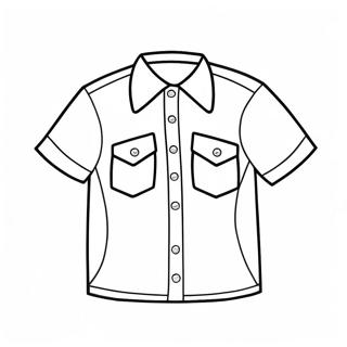 Funny Cartoon Shirt Coloring Page 23842-19156