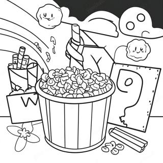 Movie Night Coloring Page 23881-19181