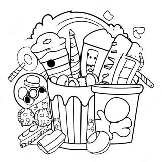 Movie Night Coloring Page 23881-19183