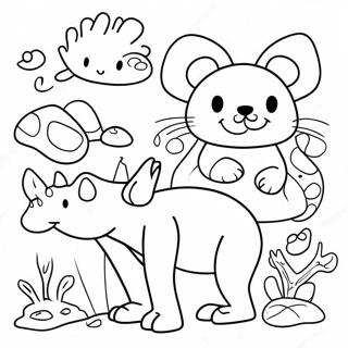 Australian Animals Coloring Page 23891-19190