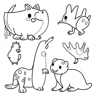 Australian Animals Coloring Page 23891-19191