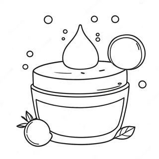 Bubble Skincare Coloring Pages