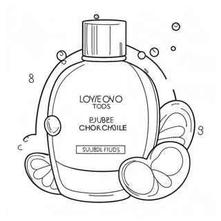 Bubble Skincare Products Coloring Page 2391-1963