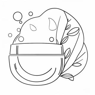 Bubble Skincare Products Coloring Page 2391-1964