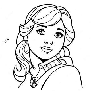 Anastasia Coloring Page 23931-19222