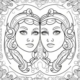 Gemini Coloring Pages