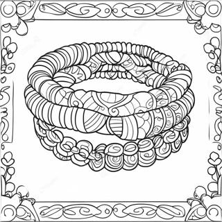 Bracelet Coloring Pages