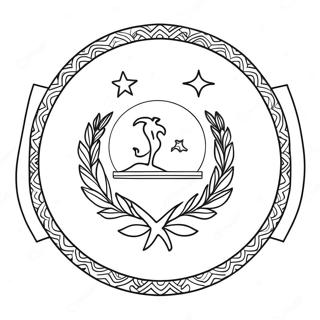 El Salvador Flag Coloring Page 23981-19262