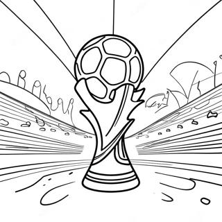 World Cup Soccer Coloring Pages