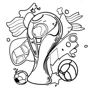 World Cup Soccer Coloring Page 23991-19271