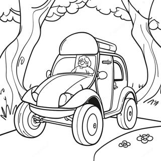 Garten Of Banban 4 Buggy Huggy Coloring Page 24001-19276