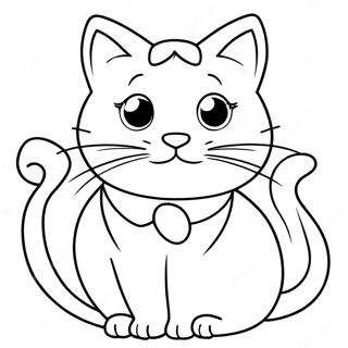 Cat Valentine Coloring Page 24061-19324