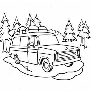 Christmas Vacation Coloring Page 24101-19359