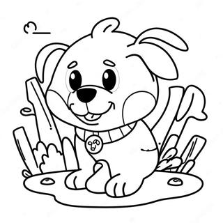 Adventurous Toodles Coloring Page 24152-19404