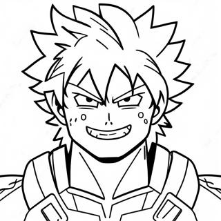 Bakugo Coloring Page 24211-19448