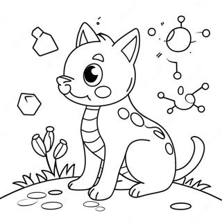 Connect The Dots Fun Animals Coloring Page 2421-1978