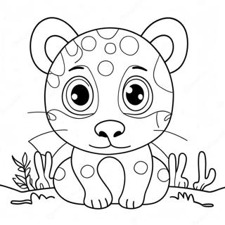 Connect The Dots Fun Animals Coloring Page 2421-1979