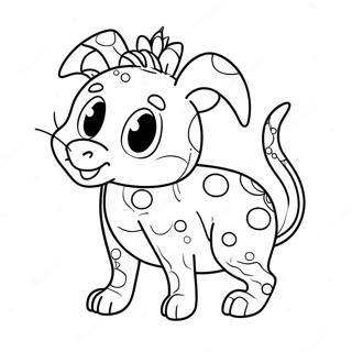 Connect The Dots Fun Animals Coloring Page 2421-1980