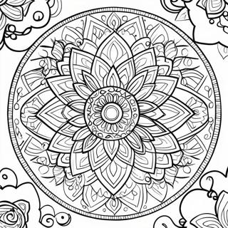 Black Background Coloring Pages