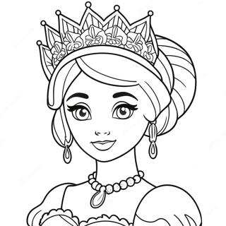 Elegant Princess In Roblox Royale High Coloring Page 24232-19468