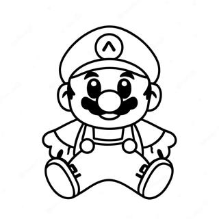 Mario Star Coloring Page 24241-19472