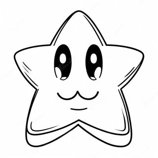 Shiny Mario Star Coloring Page 24242-19473