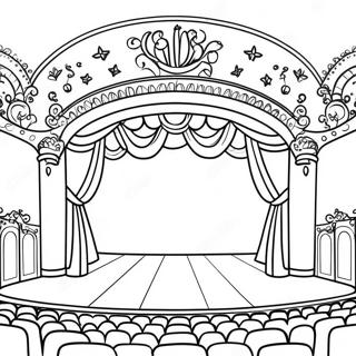 Theater Coloring Pages