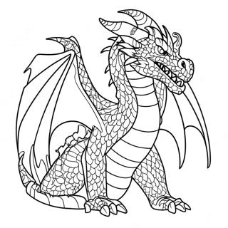 Fire Dragon Coloring Page 24301-19529