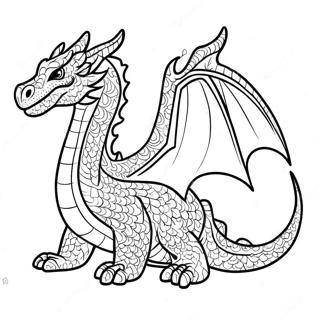 Fire Dragon Coloring Page 24301-19530