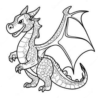 Fire Dragon Coloring Page 24301-19531