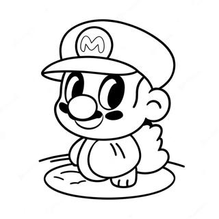 Cappy Mario Odyssey Coloring Page 24311-19521