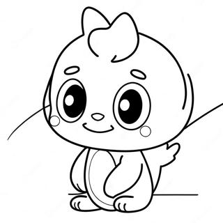 Cute Zero Character Coloring Page 24332-19550