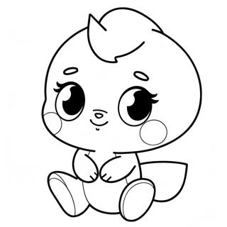 Cute Zero Character Coloring Page 24332-19552