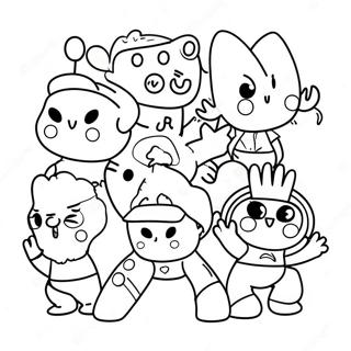 Adventurous 90 S Cartoon Heroes Coloring Page 24362-19571