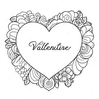 Will You Be My Valentine Heart Coloring Page 24371-19576