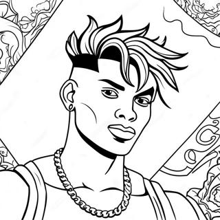 Nle Choppa Coloring Pages