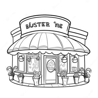 Butterbean Cafe Coloring Page 24421-19614