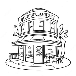 Butterbean Cafe Coloring Page 24421-19615