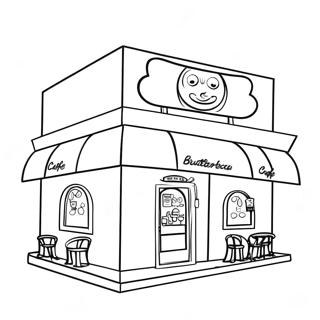 Butterbean Cafe Coloring Page 24421-19616