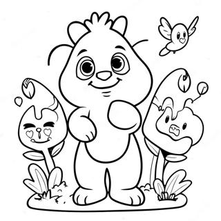 Butterbean With Magical Friends Coloring Page 24422-19618