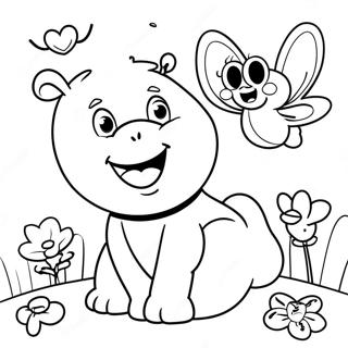 Butterbean With Magical Friends Coloring Page 24422-19620