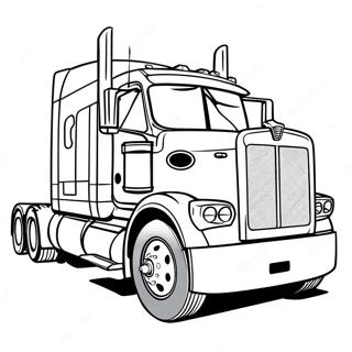 Peterbilt Coloring Pages