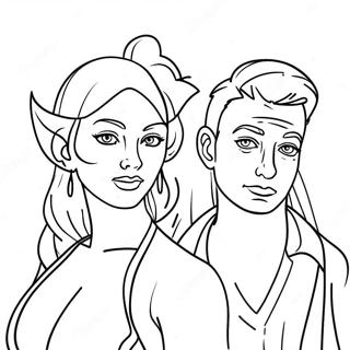 Colorful Xxx Characters Coloring Page 24482-19668