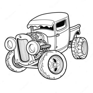 Bone Shaker Hot Wheels Coloring Pages