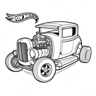 Bone Shaker Hot Wheels Coloring Page 24491-19670