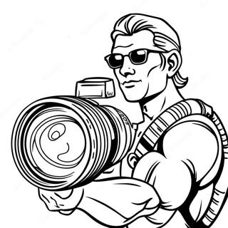 Titan Cameraman Coloring Page 24501-19677