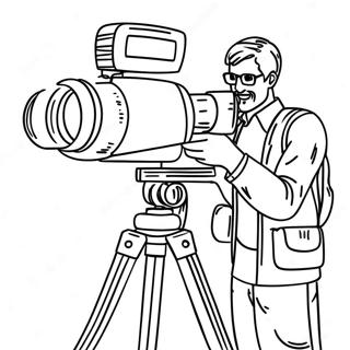 Titan Cameraman In Action Coloring Page 24502-19682