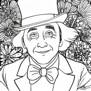 Willy Wonka Coloring Page 2451-1997