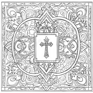 Detailed Beis Hamikdash Coloring Page 24522-19700