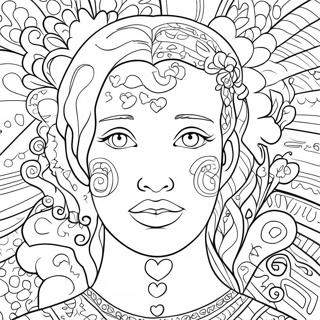 Mental Illness Depression Awareness Coloring Page 24531-19704